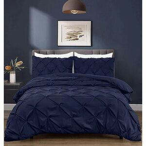 Elegant Navy Blue duvet Set